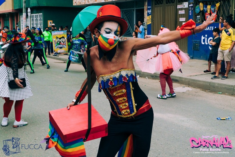 Kennedy también tiene su Carnaval la fiesta del barrio Patio Bonito