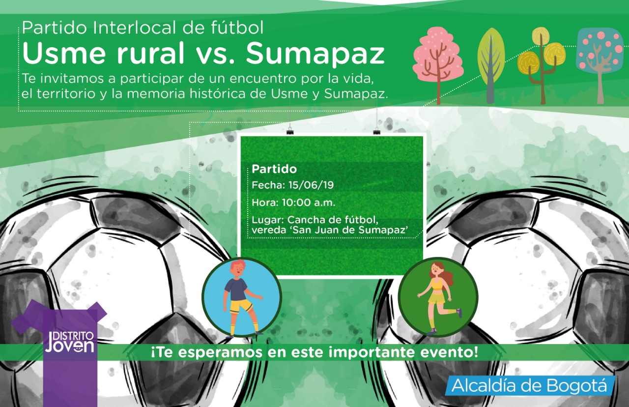 Interlocal de fútbol Usme rural y Sumapaz