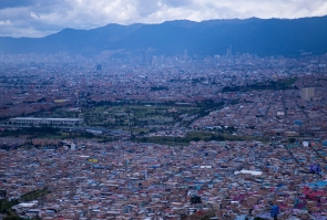 Panorámica de Bogotá desde el cerro
