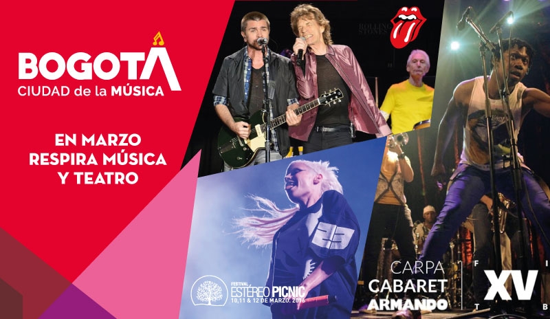 Juanes con Mick Jagger en Bogotá, Die Antwoord en Bogotá, Herencia de Timbiqui en Carpa Cabaret Juanes con Mick Jagger en Bogotá, Die Antwoord en Bogotá, Herencia de Timbiqui en Carpa Cabaret