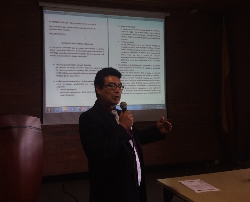 Hans Romero. Consejero de Arte, Cultura y Patrimonio de Los Mártires