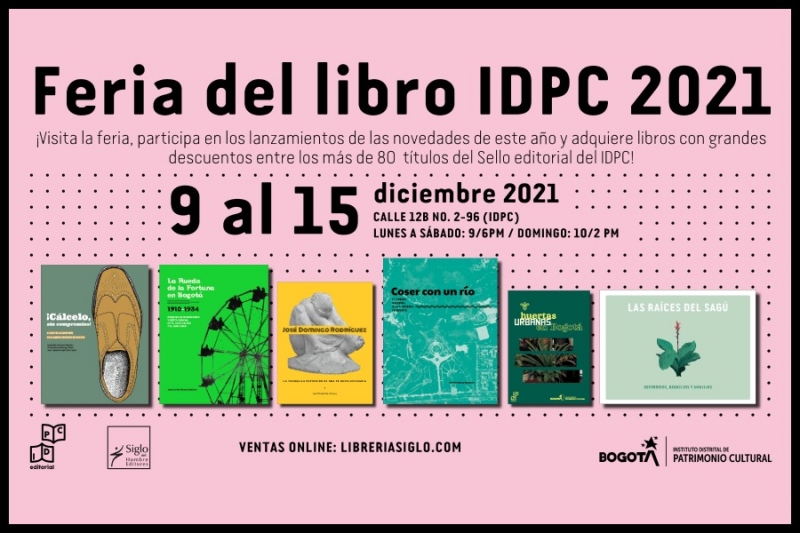 Feria del libro IDPC del 9 al 15 de diciembre
