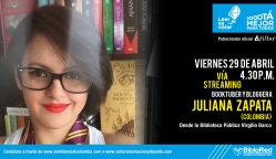 Juliana Zapata en vivo en la biblioteca Virgilio Barco 