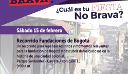 Fiesta no brava- Recorridos fundacionales de Bogotá